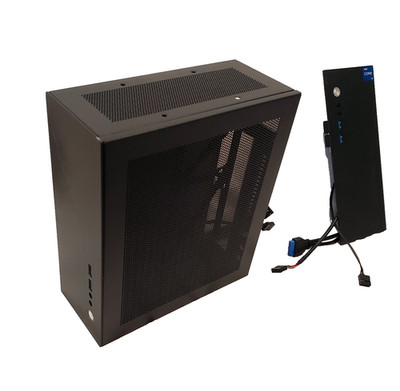 Mini PC Case with 2X USB - Measures 3.6'' x 9.13'' x 8.12''