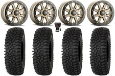 ITP Inertia Bdlk 15" Wheels Br +40mm 35" Roctane ST Tires RZR Turbo S / RS1