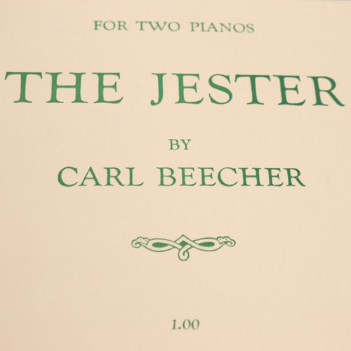 The Jester 2 pianoforti 4 mani 2 spartiti Carl Beecher 1923 Oliver Ditson Co - Foto 2 di 6