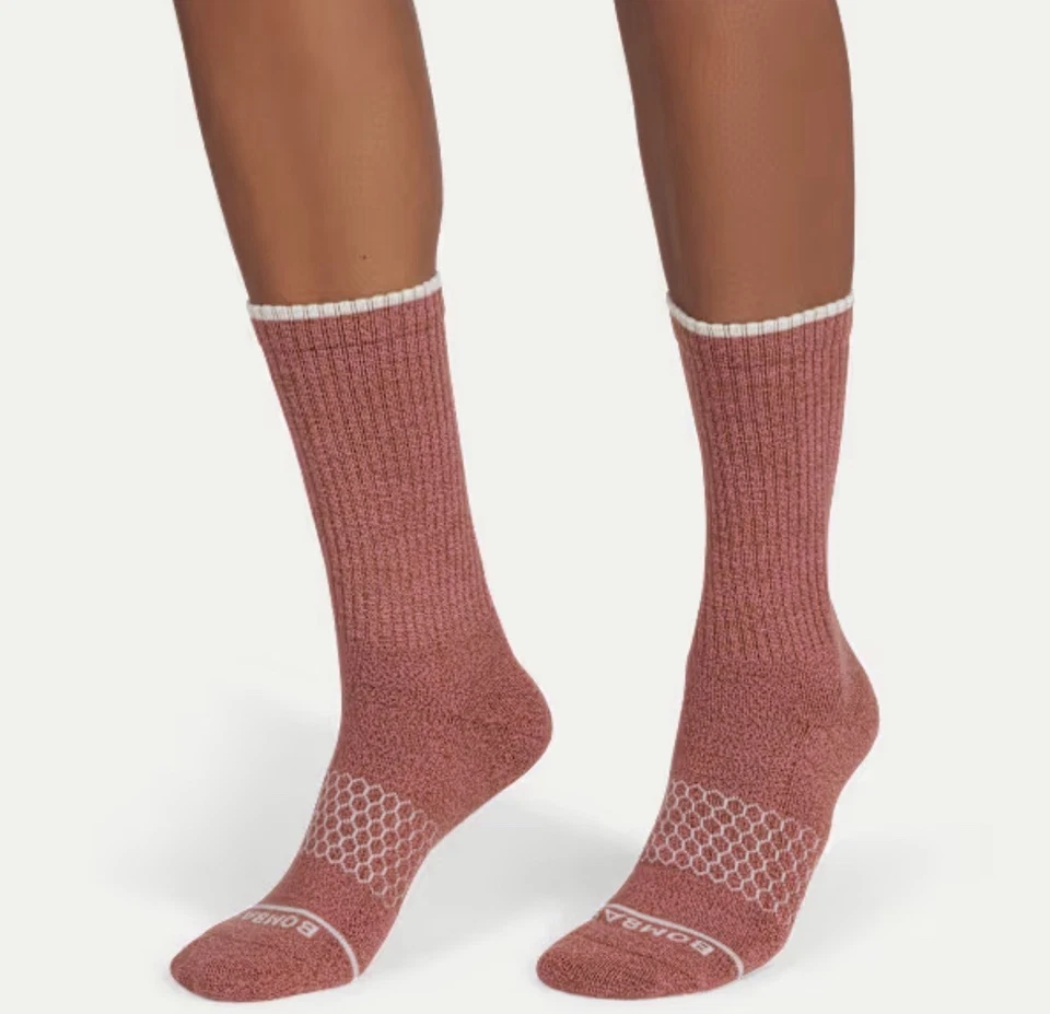 Paquete de 4 calcetines de pantorrilla Bombas para mujer mezcla de lana merino (talla grande) Foto 3 de 4