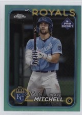 2024 Topps Pro Debut Chrome Aqua Refractor 47/75 Blake Mitchell #PDC-106 0e1b