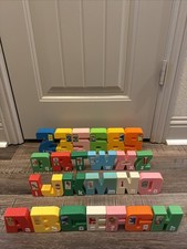 VINTAGE 90's Sesame Street Letters 3   Numbers 4.5  Blocks Tyco Preschool