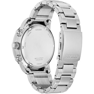 Citizen Men's Sport Casual Chronograph Eco-Drive Silver Watch 44