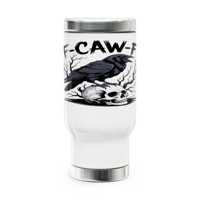 Caw of the Void- F-Caw-F Funny Crow Mug 