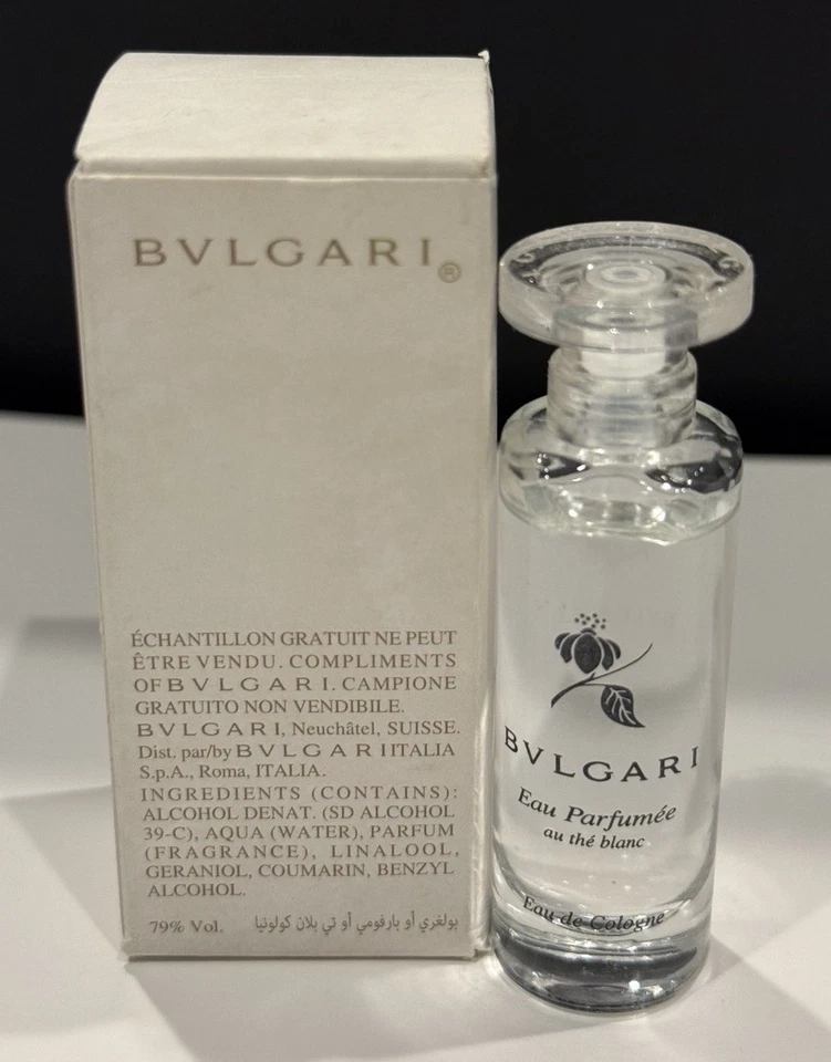 BVLGARI • au the blanc • Eau de Cologne MUJER • SPLASH • 5 ml • NUEVO EN CAJA • ¡Ver fotos! Foto 4 de 4