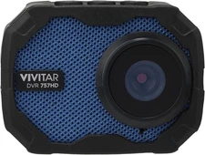 VIVITAR-DVR757HD 12MP Waterproof Digital Portable Action Camera - Blue