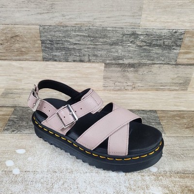 Dr. Martens Voss II Womens Fisherman Sandals Sz 6 M Vintage Taupe Pisa Leather