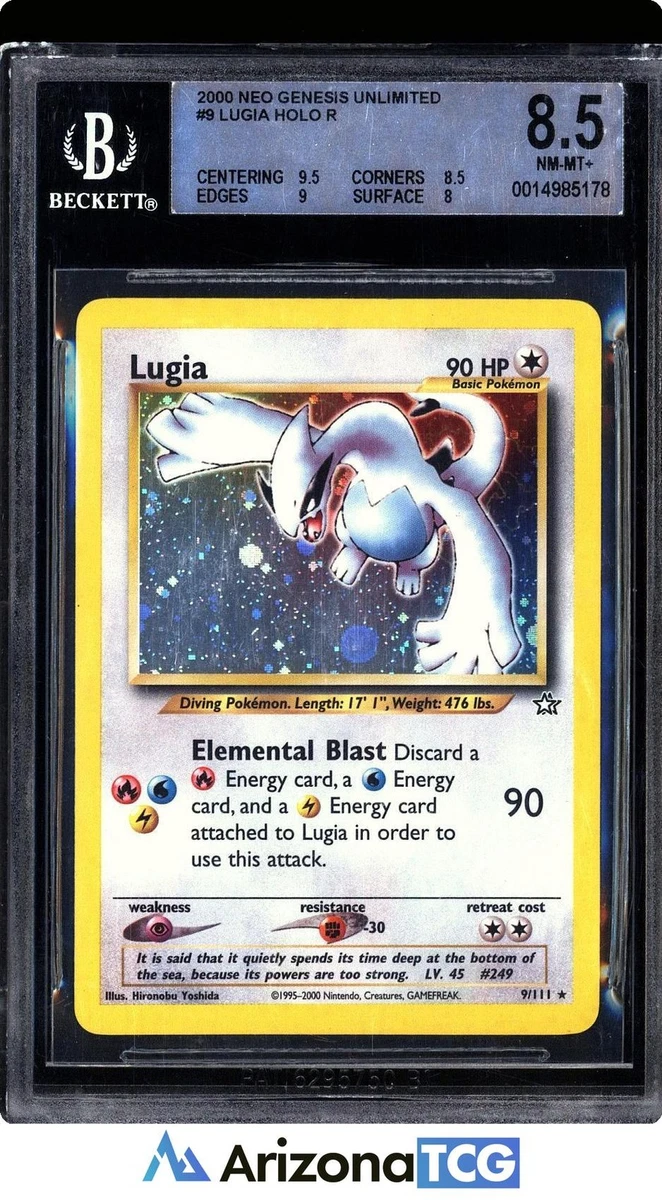 Lugia Pokmon TCG Neo Genesis Individual Collectible Card Game Cards for  sale | eBay