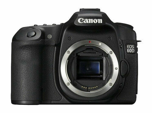 Canon EOS 60D 18.0 MP Digital SLR Camera - Black (Body Only) Working #T1556 - Picture 1 of 1