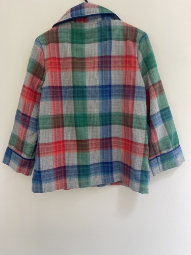 Gymboree Kids Boys 2-Piece Cozy 100% Polyester Plaid Button-Up Long Sleeve PJs 4 - Picture 5 of 7