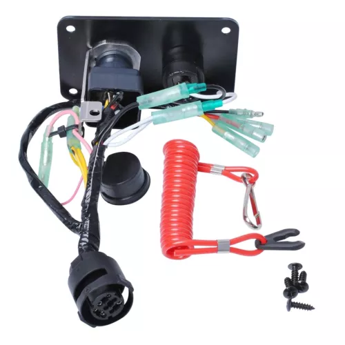 Replacement For Yamaha Outboard Single Engine Key Switch Panel 704-82570-12-00
