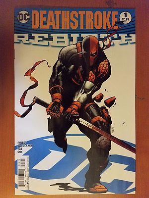 DC Deathstroke: Rebirth # 1 (1st Print) Stephen Platt Variant Cover