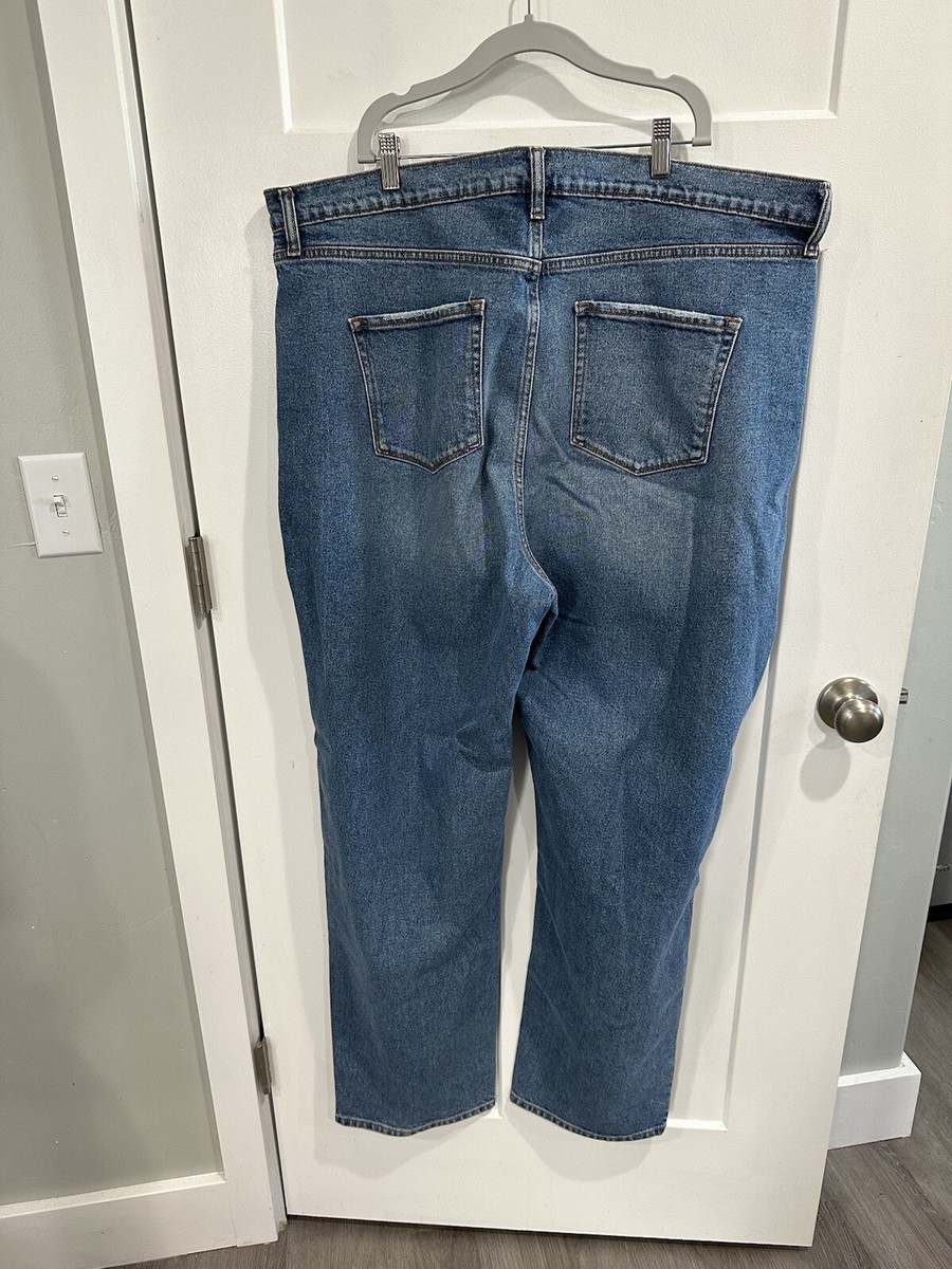 Fashion Nova Women's Jeans Distressed Destroyed Baggy