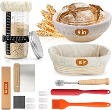 Sourdough Bread Baking Kit: 16 Pieces with Pr...