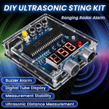 DIY Ultrasonic Ranging Electronic Kit STC Measuring Distance 0-4M Solder Parts