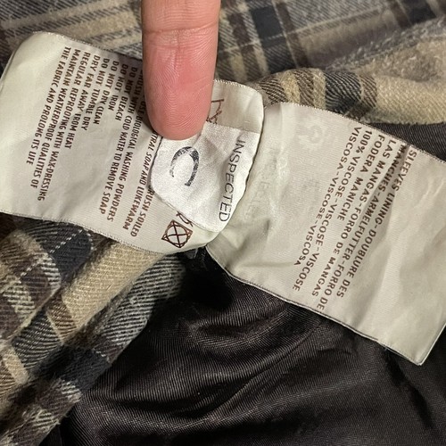 Chaqueta encerada dorada Belstaff Abrigo de cera para motocicleta Cuello de pana BEIGE para hombre Talla M - Imagen 17 de 24