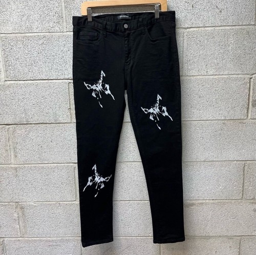 Nahmias Butterfly Stencil Jeans