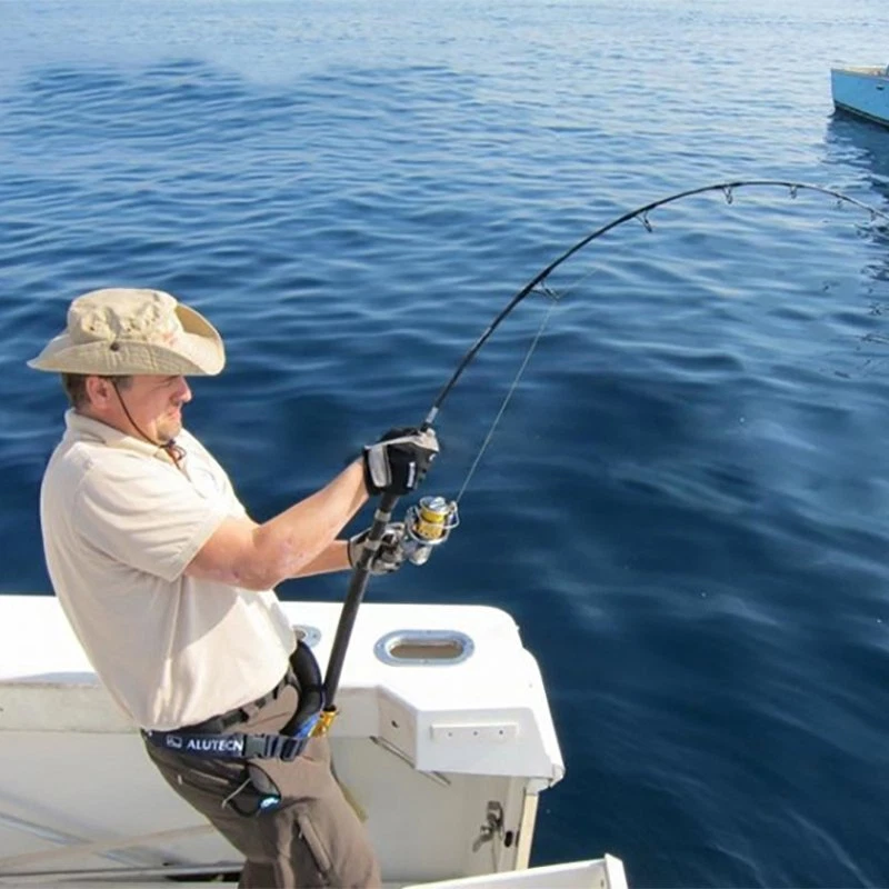 Cinturón de pesca de barco de mar soporte de caña hombro espalda arnés chaleco ajustable Foto 4 de 4