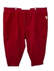 Red 5X Size Pants for Women's Plus Size