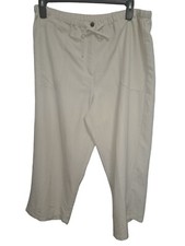 Caribbean Joe Women's Pants Beach Cruise Vacation Ivory, Comfortable  Stylish