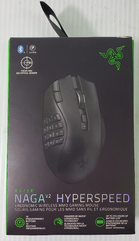 Razer(レイザー) Naga V2 HyperSpeed Razer Naga V2 HyperSpeed Bluetooth Gaming Mice with AA