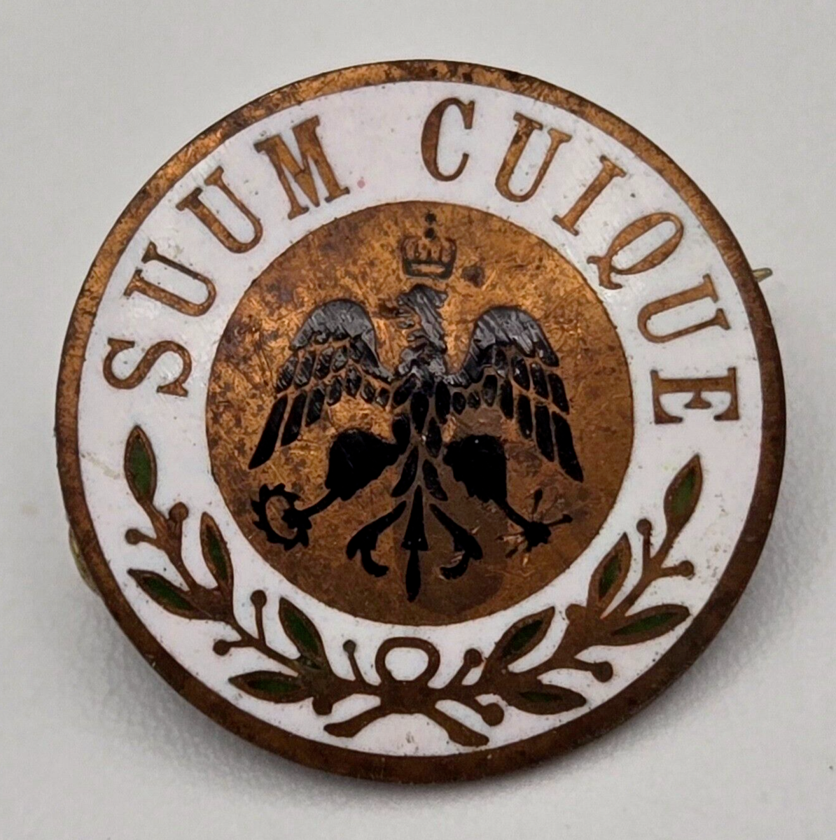 Original WW1 Era Prussian Suum Cuique Badge Order Black Eagle