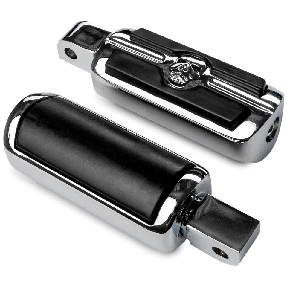 2x Chrome Skull Foot Pegs For Honda Shadow 1100 ACE Tourer 1997-2001 (Rear Only) - Изображение 3 из 4