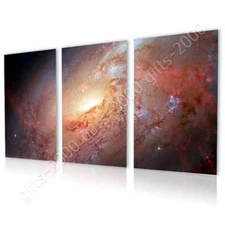 Stars Hubble M 106 Nasa Astronomic by Space Galaxy | Canvas (Rolled) | Wall art