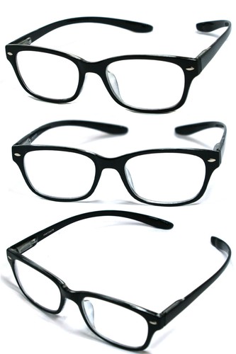 Marco cuadrado retro unisex Primavera Temple Clear Len Gafas de lectura Cuello colgante RG11 - Imagen 9 de 14
