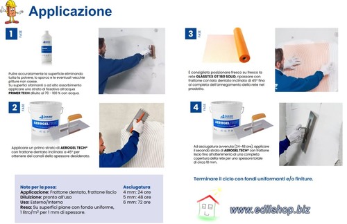 Microcappotto Termico In Pasta AEROGEL TECH - secchio 15 Litri - Foto 6 di 7