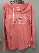 Women's Colosseum Indiana Hoosiers Red Hoodie Size Large