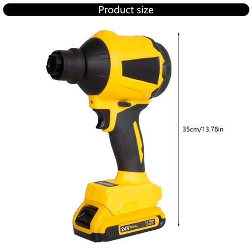 Handheld Cordless Leaf Blower Electric Dust Fan Tool for Indoor and Outdoor Use - Photo 8/10