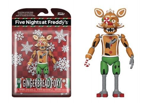 Five Nights at Freddy's Holiday Gingerbread Foxy Funko Action Figure