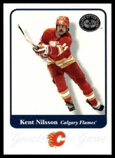 2001-02 Fleer Greats of the Game Hockey Card Kent Nilsson Calgary Flames #89
