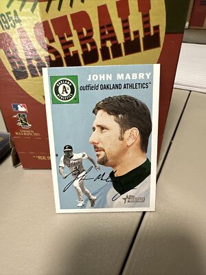 2003 TOPPS HERITAGE SP John Marby #401 Oakland Athletics
