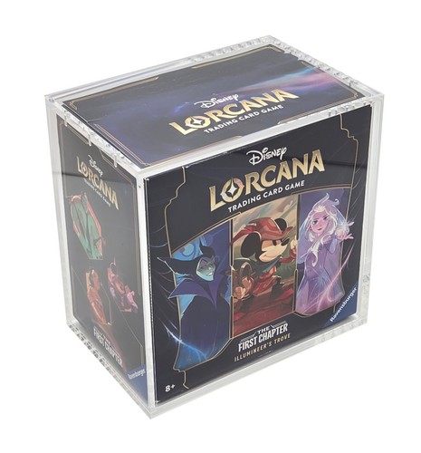 Disney Lorcana Illumineer's Trove Box 5mm Acrylic Magnetic Top Display Case - Picture 9 of 17