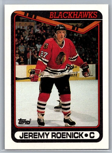 1990-91 Topps Jeremy Roenick #7 RC NM-MT Chicago Blackhawks