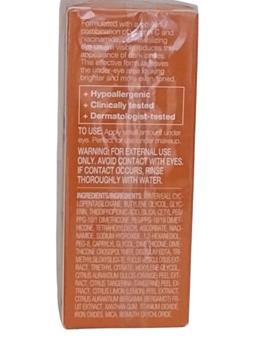 Avon ANEW VITAMIN C BRIGTENING EYE CREAM for Dark Circles 0.5 fl oz Sealed Box - Picture 13 of 24