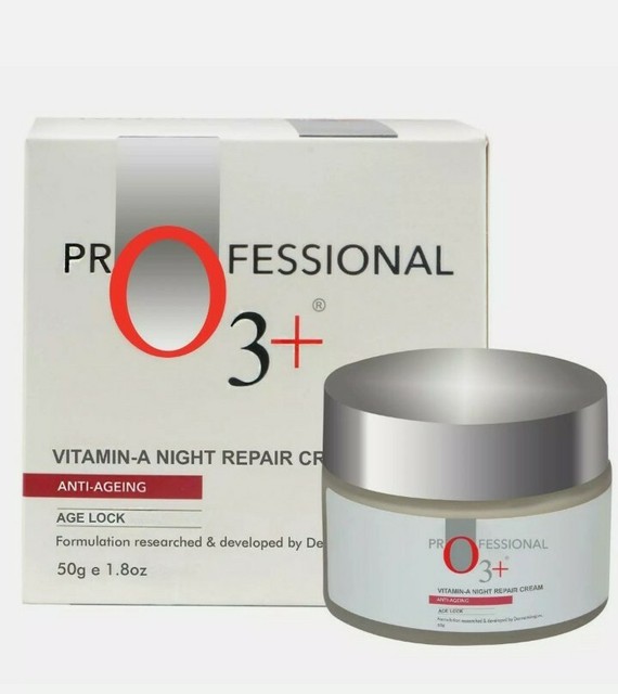 O3+ AntiAgeing VitaminA Night Repair Face Cream (50g) Free Ship eBay