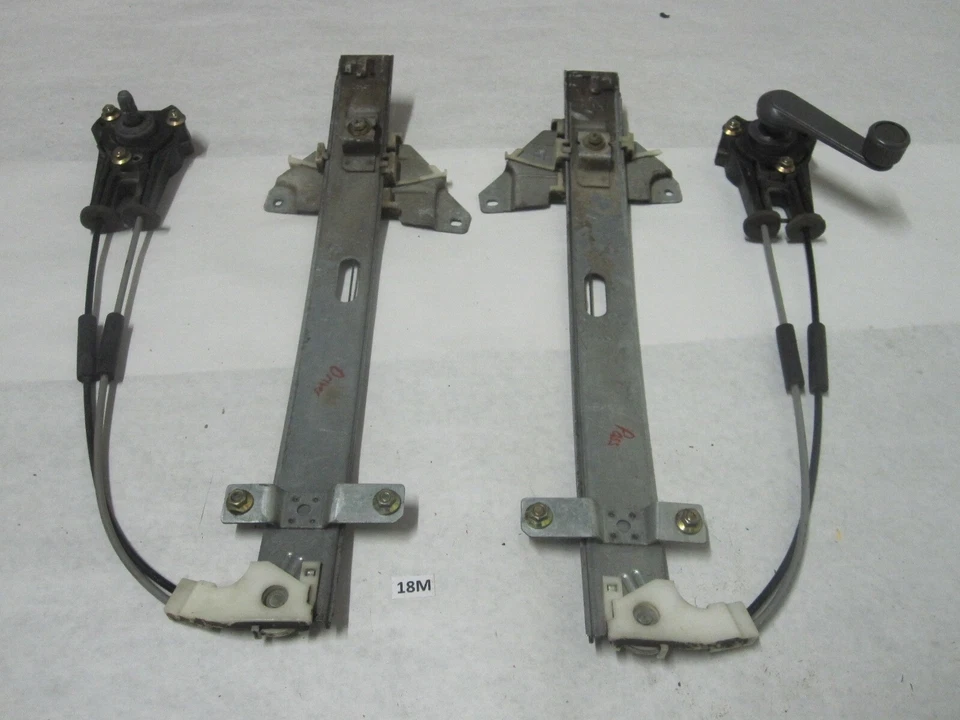 PAR regulador ventana delantera manual 1988-1992 MAZDA 626 pasajero y conductor Foto 4 de 4