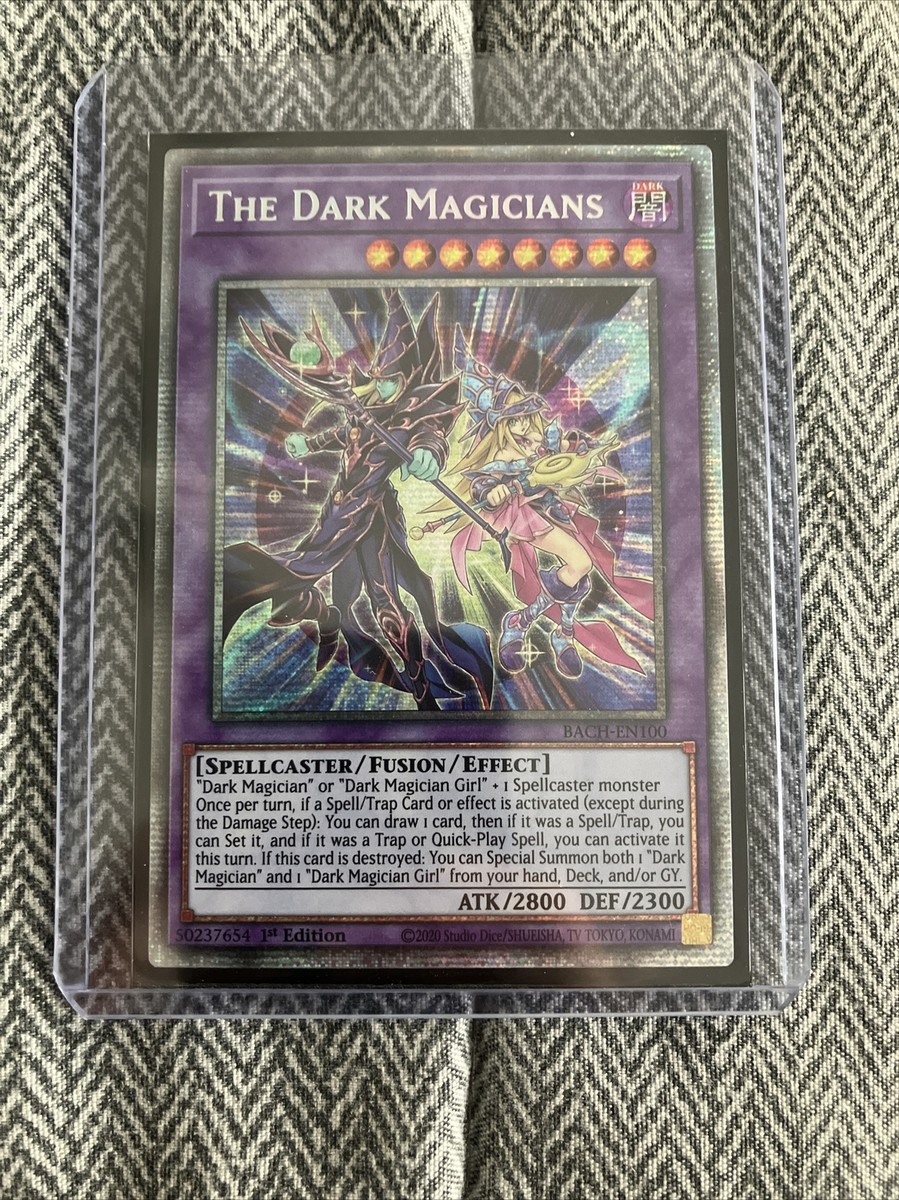 The Dark Magicians BACH-EN100 プリシク Yugioh The Dark magicians Starlight Rare Bach-en100 | eBay