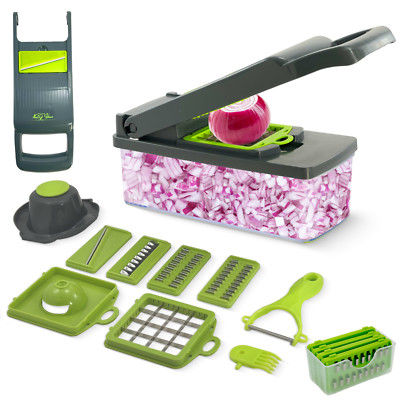 NextG Ideaz 16PCs Multifunctional Vegetable Slicer Chopper