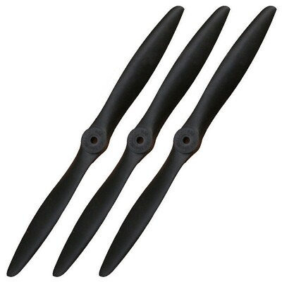 XOAR PJG 11x8 RC Model Airplane Propeller 11 Inch Nylon Nitro Glow Prop (3-Pack)