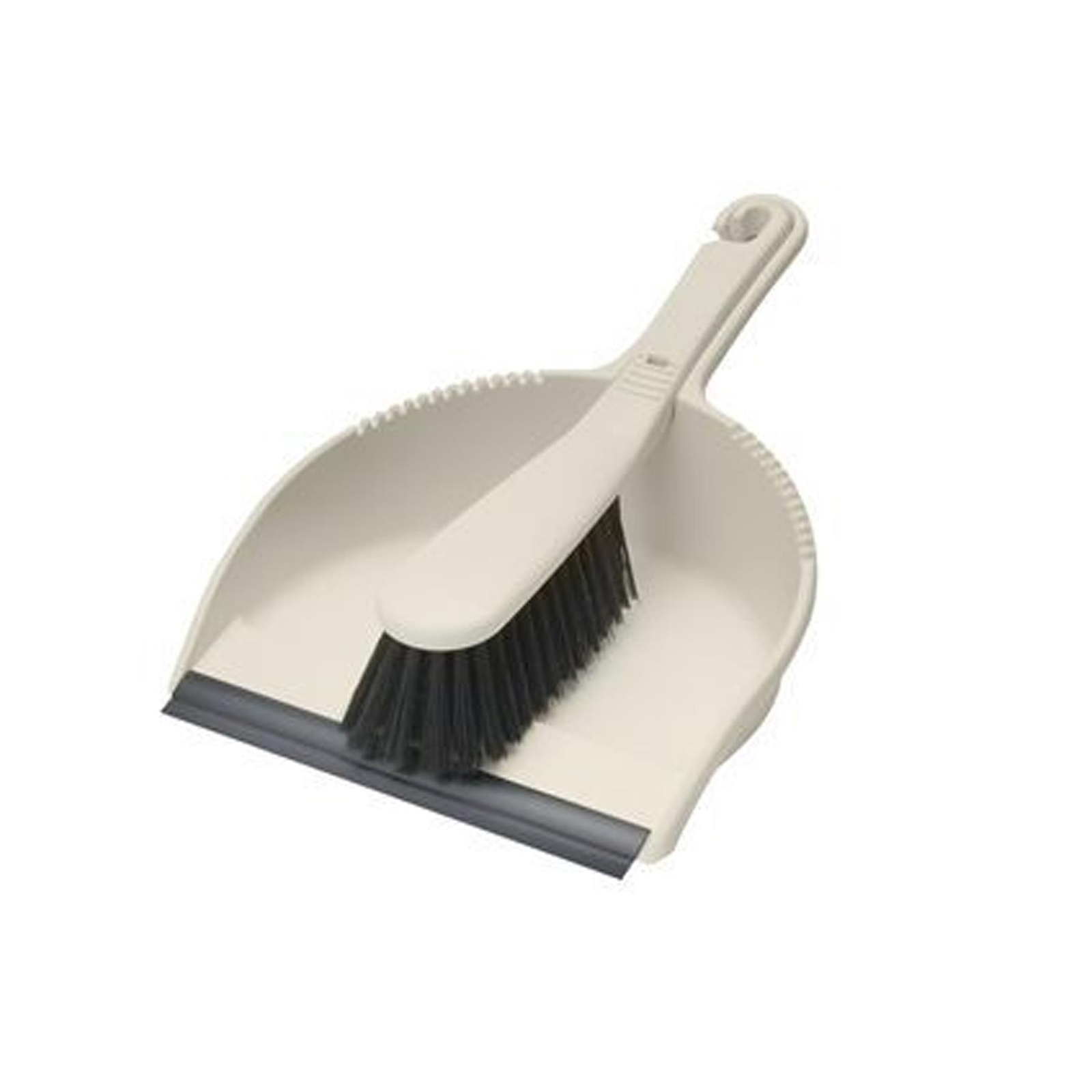 Decco Addis Linen Colour Dustpan & Brush Set - Household Cleaning Tools