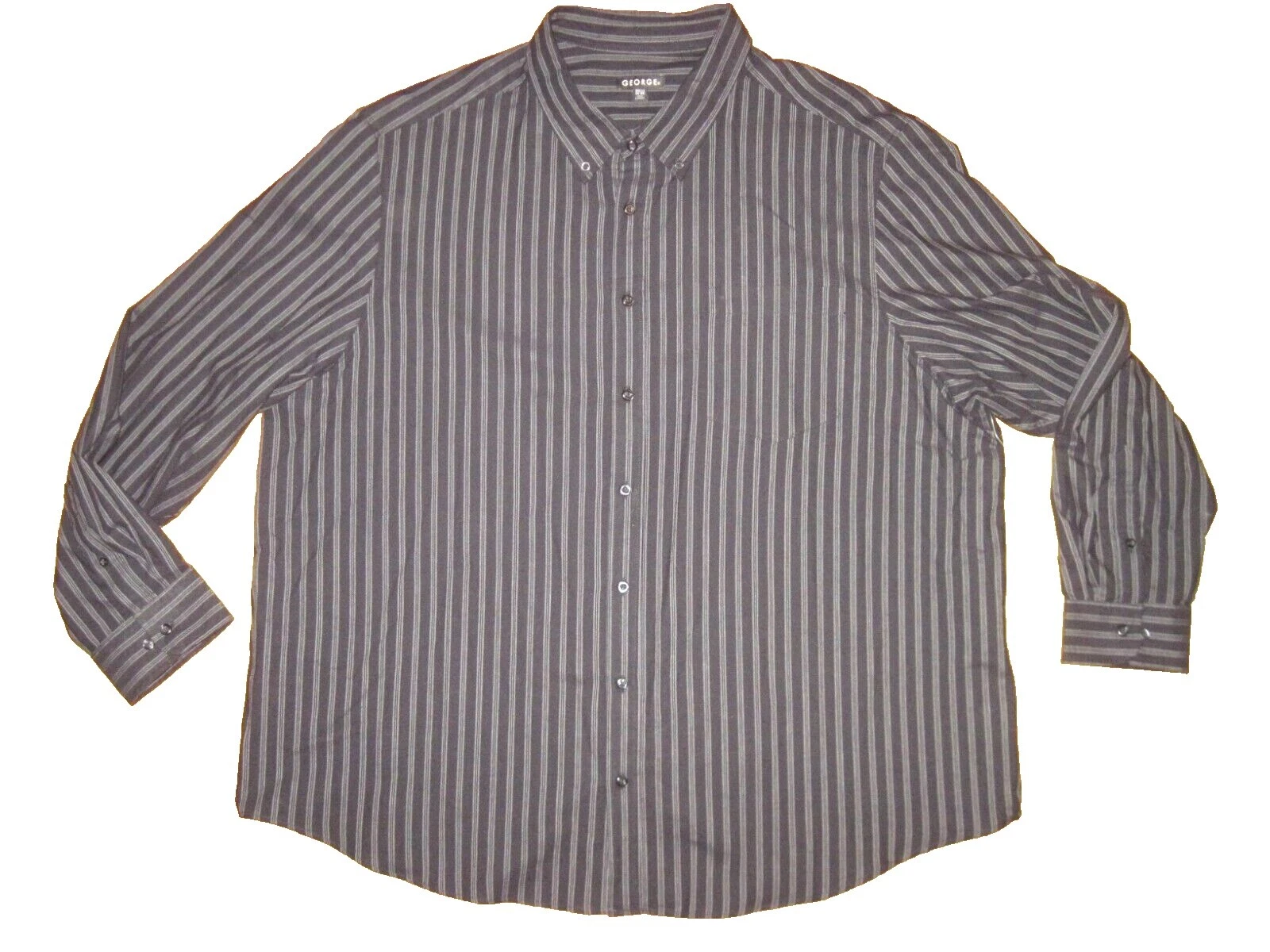 George Striped Big & Tall Dress Shirts for Men