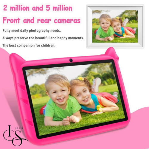 Tablet Bambini 7" Android 13 4GB+64GB WiFi Bluetooth 5G Batteria 4000mAh Rosa - Foto 3 di 8