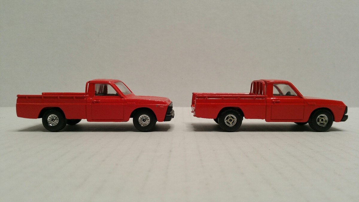 Vintage Corgi Mazda B1600 Pickup Camper Lot 1/36 Red HTF | eBay