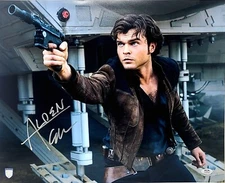 ALDEN EHRENREICH Signed STAR WARS "Han Solo" 16x20 Photo PSA/DNA & Official Pix