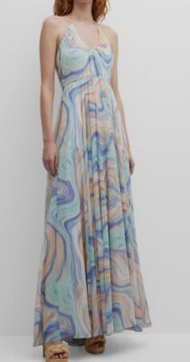 liv foster chiffon maxi dress Liv Foster Brooke Strapless Chiffon Gown size 6 *New