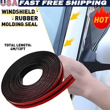13ft Car Windshield Window Trim Moulding Edge Rubber Seal Strip Weatherstrip